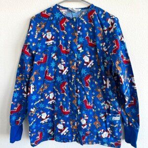 UA Scrubs Unisex Holiday Scrub Jacket- XS